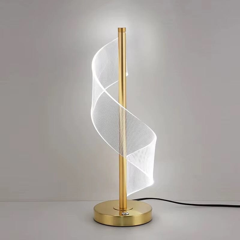 Acrylic Spiral Touch LED Table Lamp