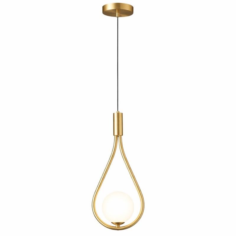 Sphere Crystal LED Pendant Light – Luxury Glass Drop Design