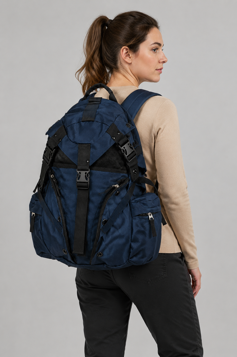 Backpack Waterproof Bag Large Frame For School, Work and Trekking, Women's and Men's