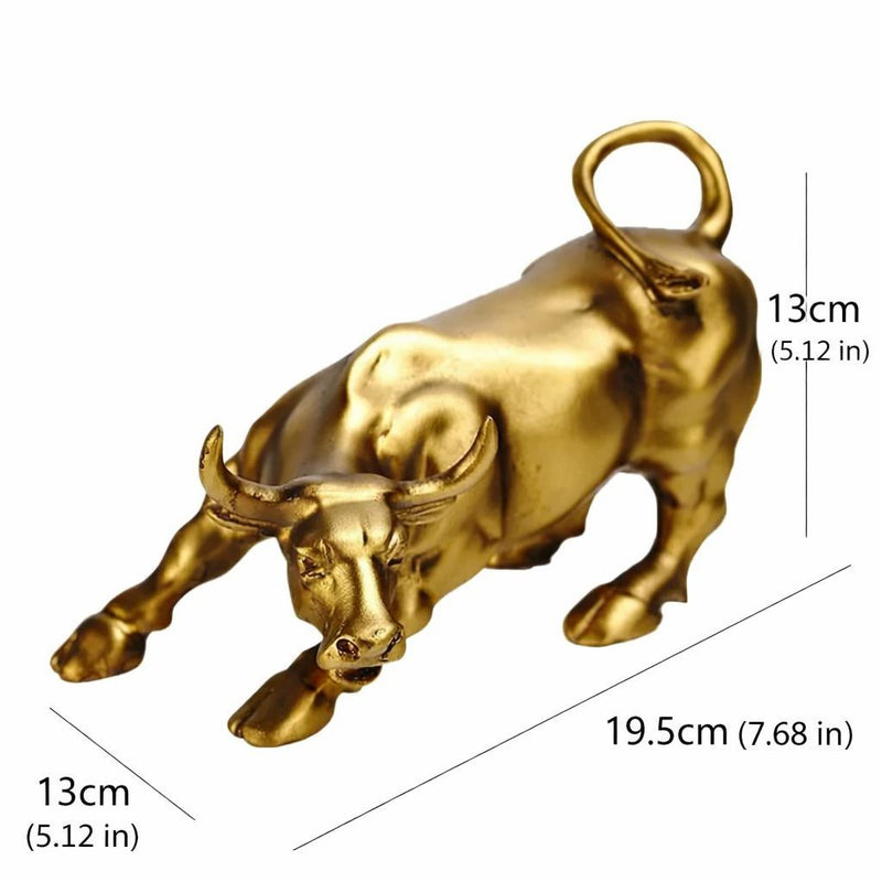 B3 Wall Street Bull Sculpture