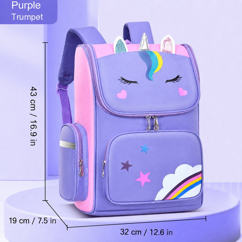 Unicorn Wheeled Backpack With Wheels Rolling For Kids