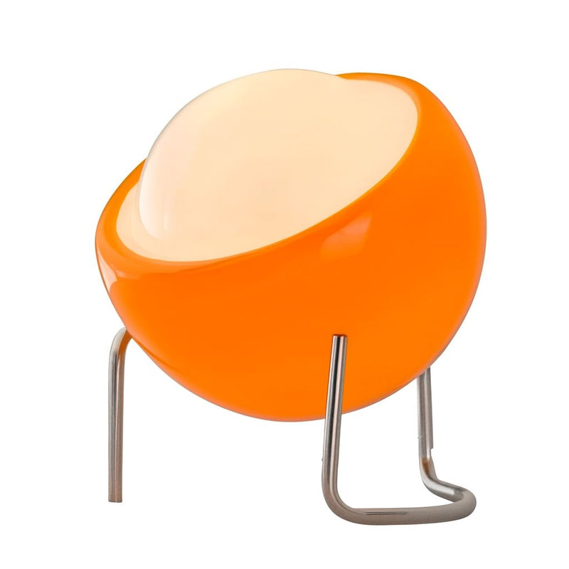 Optics Glass & Metal Table Lamp