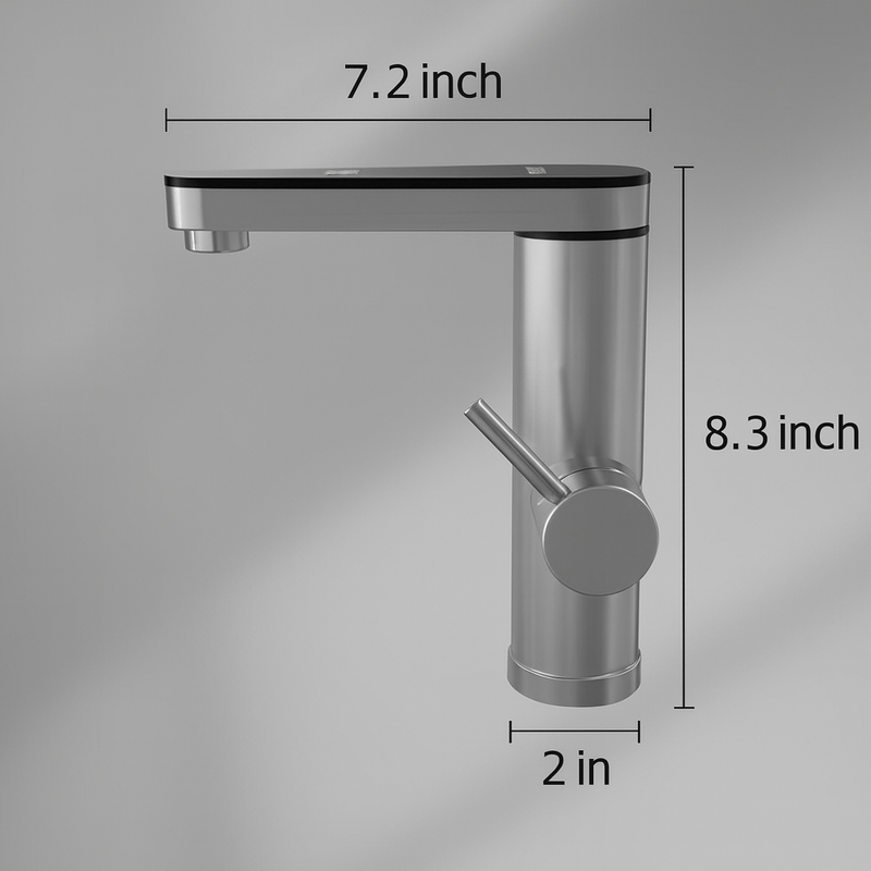 ThermoFlex Electric Faucet with Touch LED Display – 220V Instant Hot Water Tap