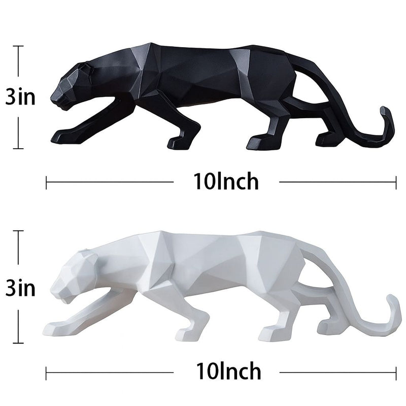 Abstract Panther Sculpture