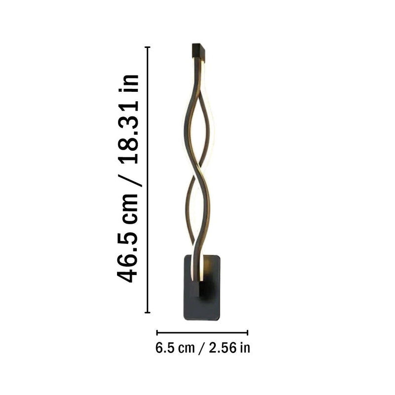 Wave LED Wall Lamp – Modern Decorative Aluminium Wall Light