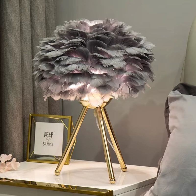 Feather Glow Table Lamp