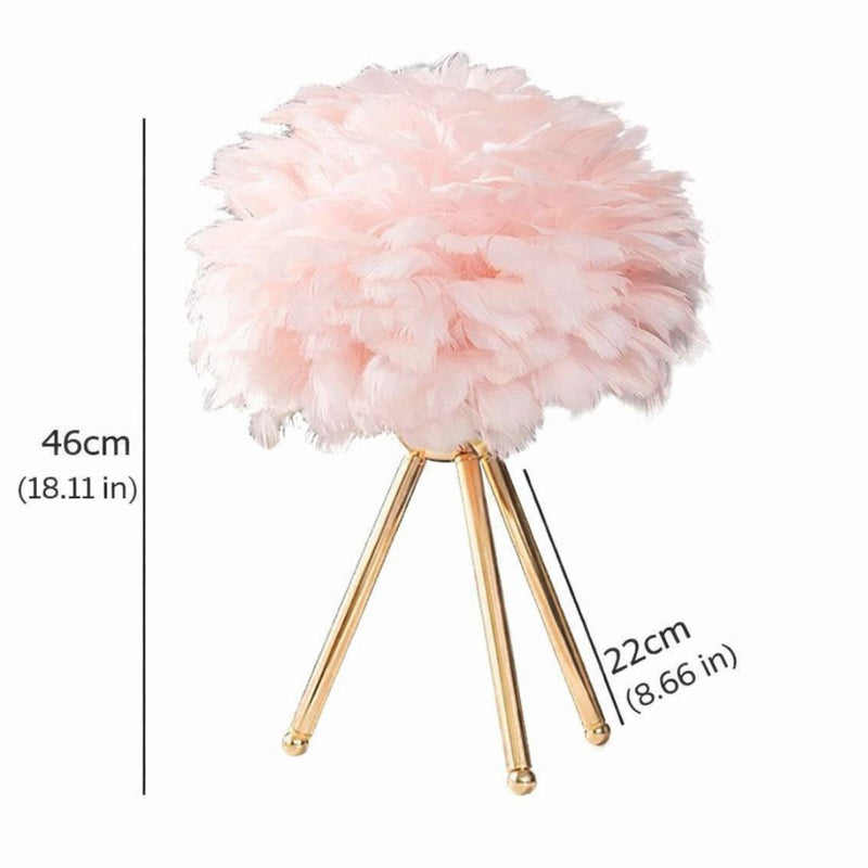 Feather Glow Table Lamp
