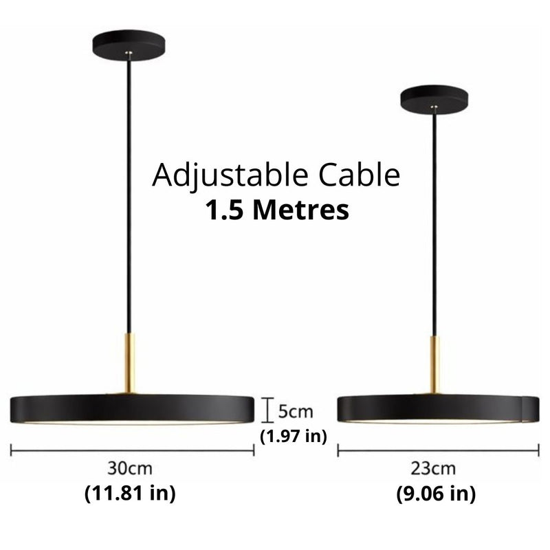 Nordic Minimalist Discus Pendant Light