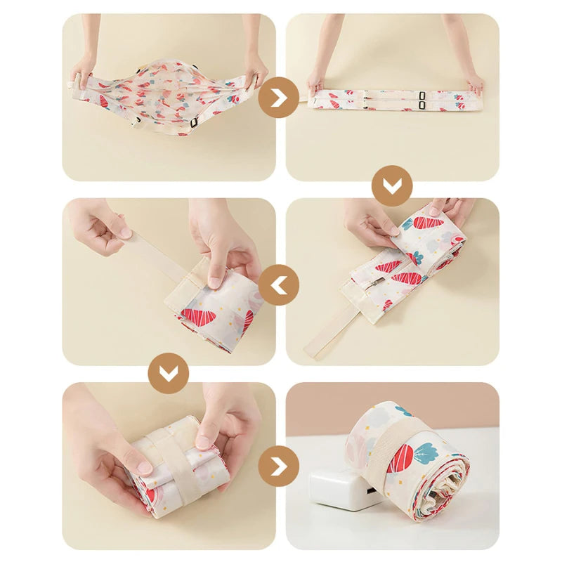 Foldable Waterproof Shopping Bag – Portable & Reusable Travel Bag