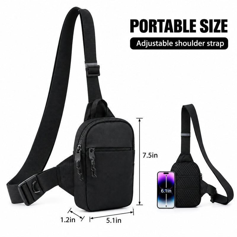 Mini Sports Chest Bag – Compact Crossbody Phone Bag