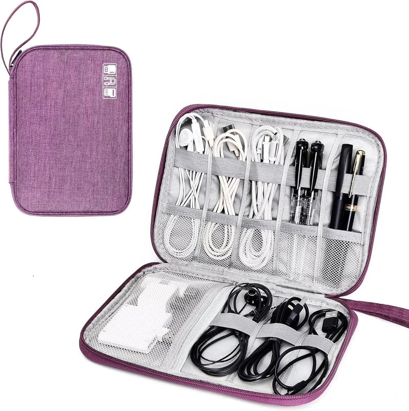 Multifunctional Travel Organizer – Compact Storage Pouch for Cables, Hard Drives & Small Items