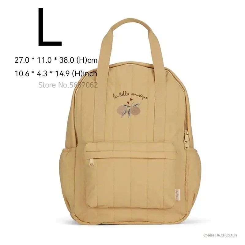 Kids Cherry Backpack – Cute Parent-Child Travel & School Bag