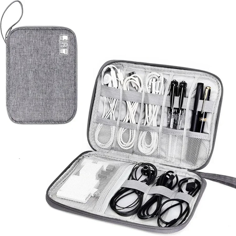 Multifunctional Travel Organizer – Compact Storage Pouch for Cables, Hard Drives & Small Items