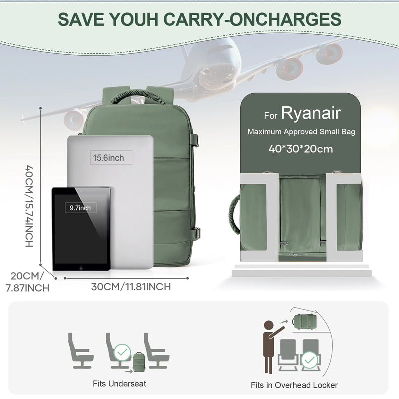 Cabin Travel Backpack – Airline-Friendly Carry-On Backpack for Men & Women