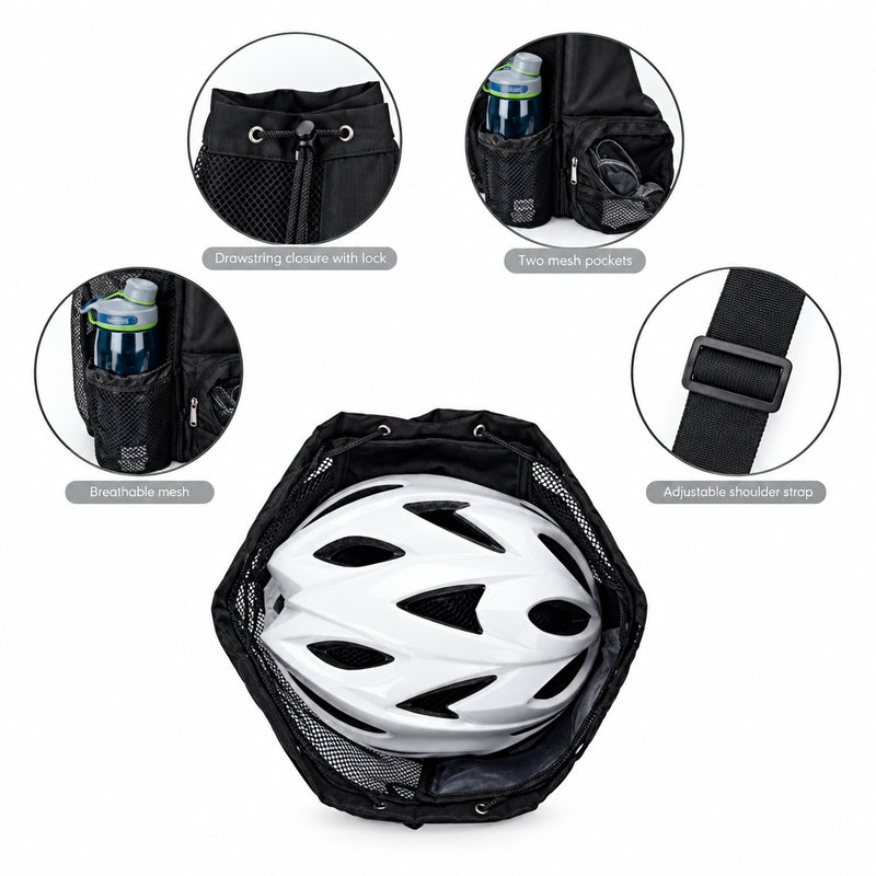 Mesh Swim Backpack – Wet Pocket, Drawstring & Gym Bag
