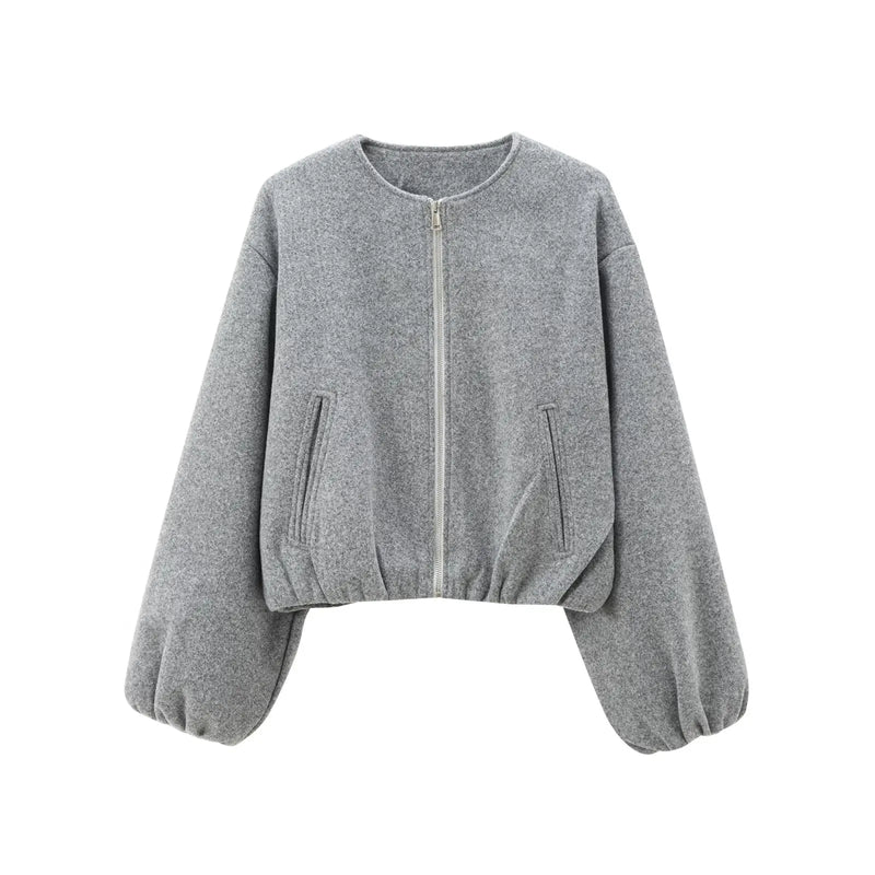 Women’s Lightweight Bomber Jacket – Relaxed Fit