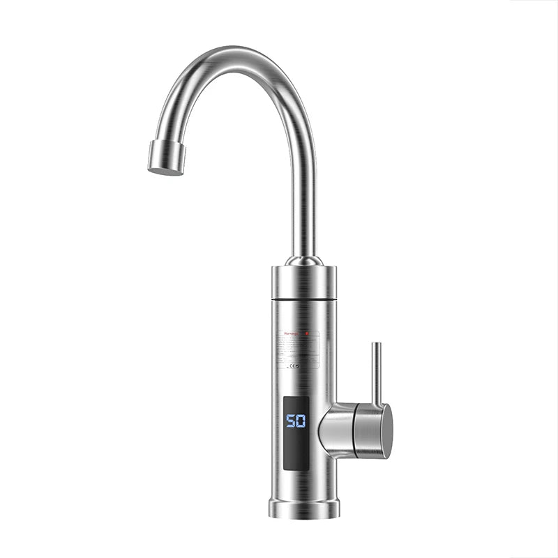 Instant Electric Hot Water Faucet – Stainless Steel Hot & Cold Kitchen Tap