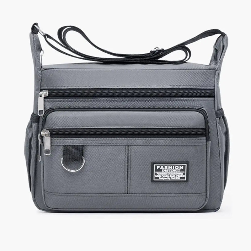 Men’s Large Crossbody Bag – Multi-Pocket Shoulder & Business Bag