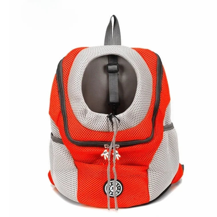 Pet Carrier Backpack – Breathable, Adjustable & Reflective Safety Strips