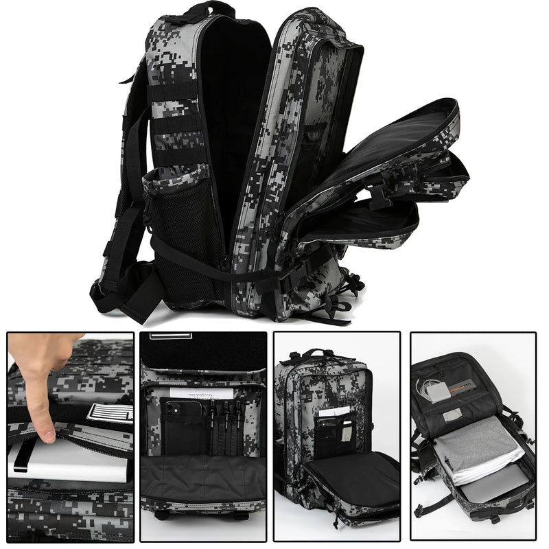 45L Tactical Backpack – MOLLE Outdoor & EDC