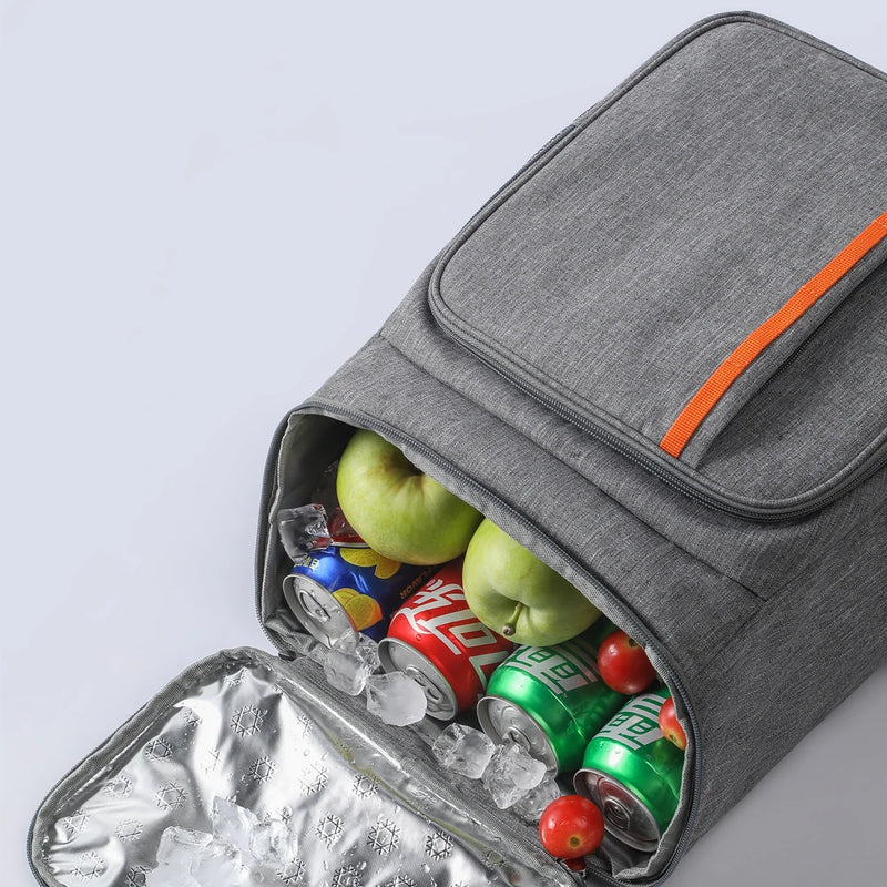 18L Insulated Cooler Lunch Bag – Waterproof Thermal Food Storage Backpack