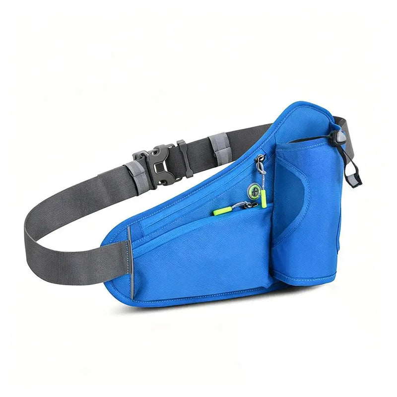 Sports Running Waist Bag – Adjustable Belt with Bottle Holder
