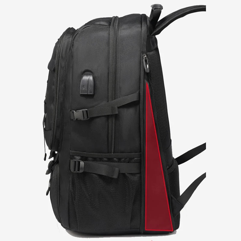 50L/80L Large Travel Backpack – Waterproof, Shoe Compartment & Sports Bag