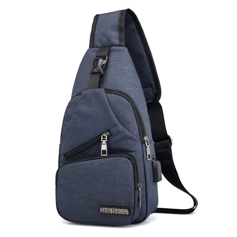 Men’s Casual Crossbody Bag – Compact & Stylish Shoulder Chest Pack
