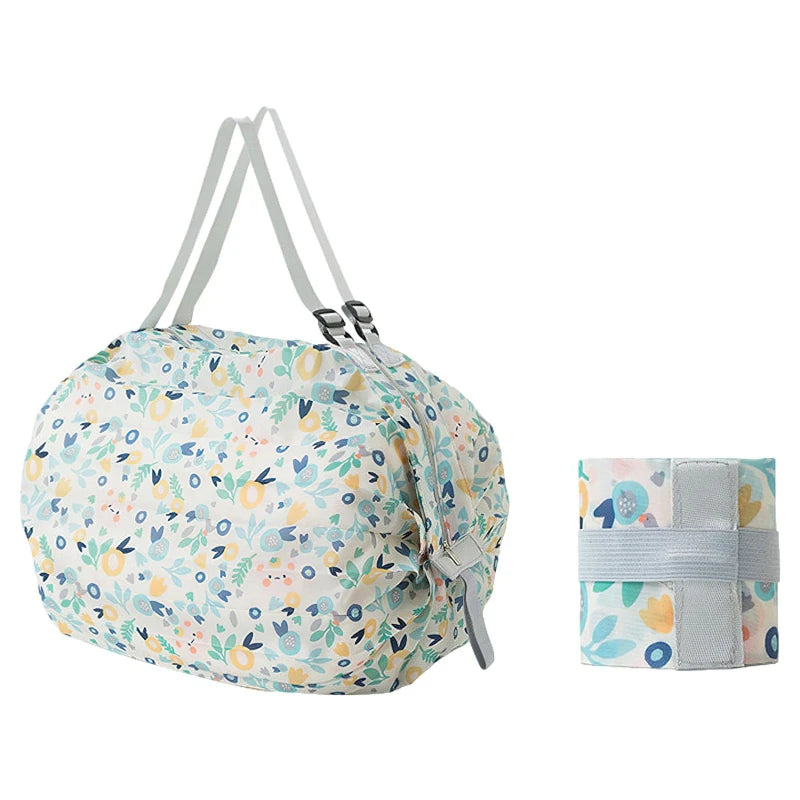 Foldable Waterproof Shopping Bag – Portable & Reusable Travel Bag