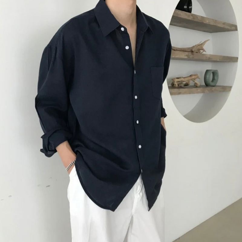 VINCENZO LINEN SHIRT