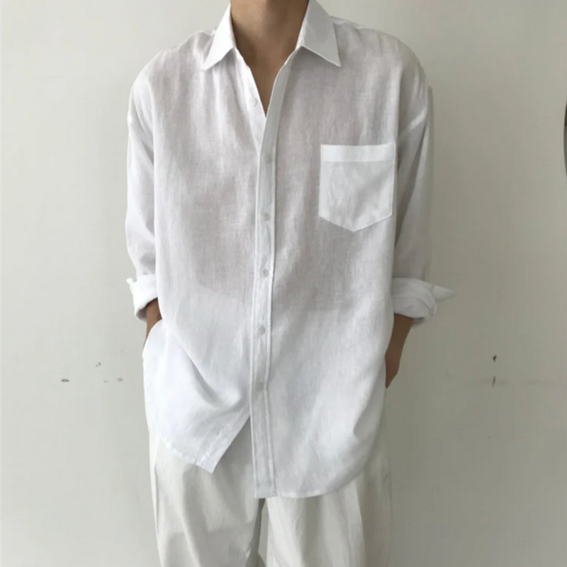 VINCENZO LINEN SHIRT