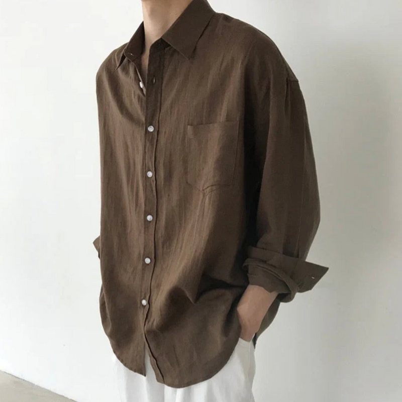 VINCENZO LINEN SHIRT