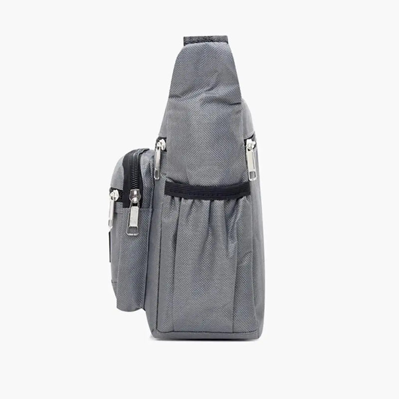 Men’s Large Crossbody Bag – Multi-Pocket Shoulder & Business Bag