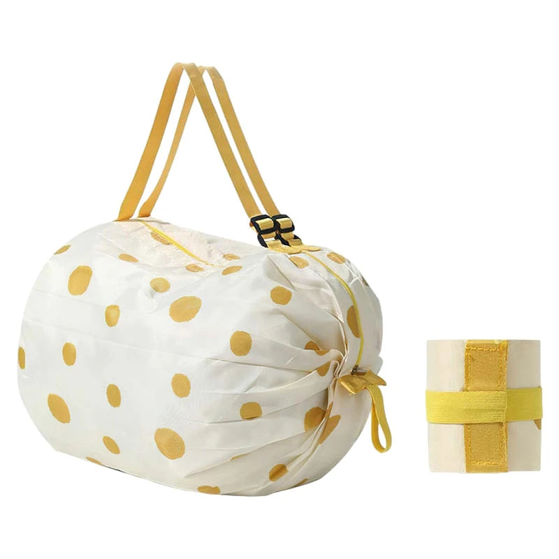 Foldable Waterproof Shopping Bag – Portable & Reusable Travel Bag