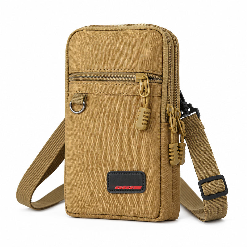 Men’s Mini Waist Bag – Multifunctional Crossbody Phone Pouch