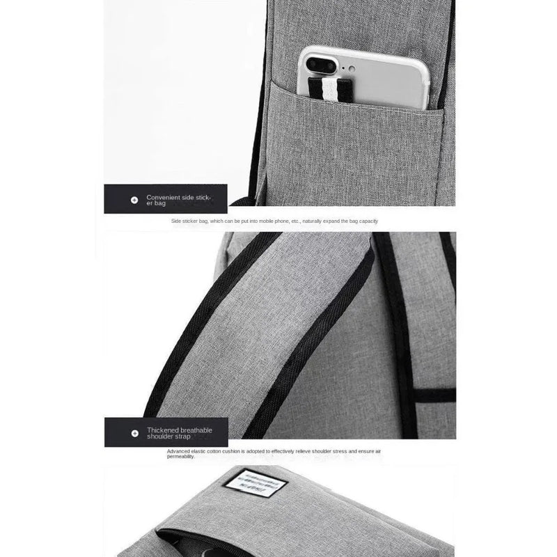 Men’s Minimalist Backpack – Large Capacity, Versatile & Unisex