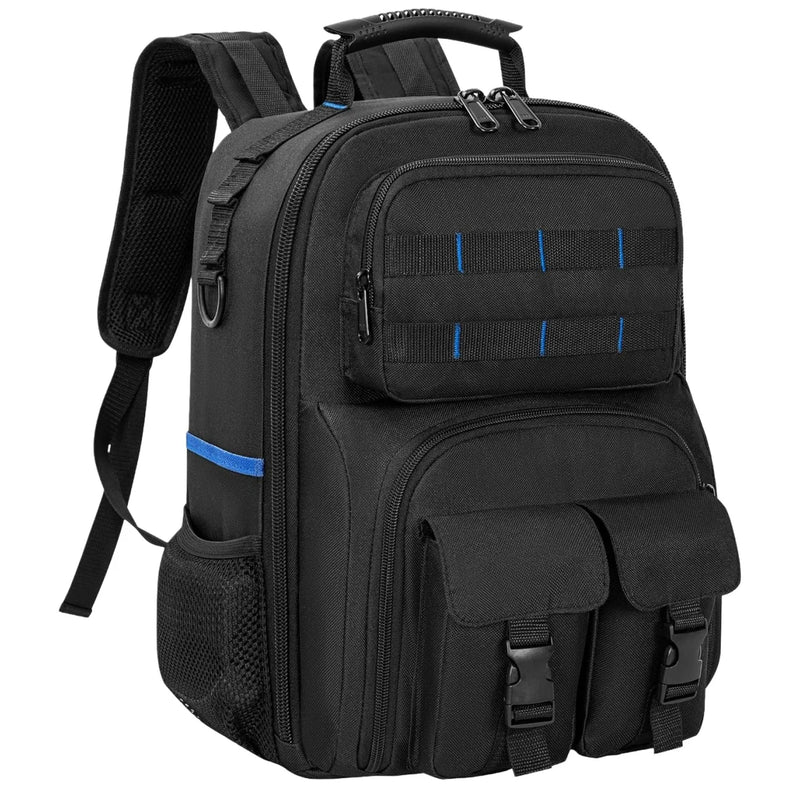 Heavy-Duty Tool Backpack – Water-Resistant, Padded & Removable Organizer