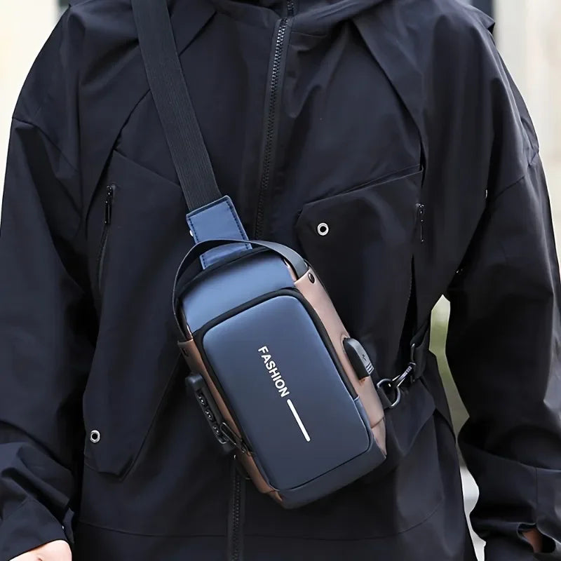 Men's Oxford Sling Bag – Stylish & Durable
