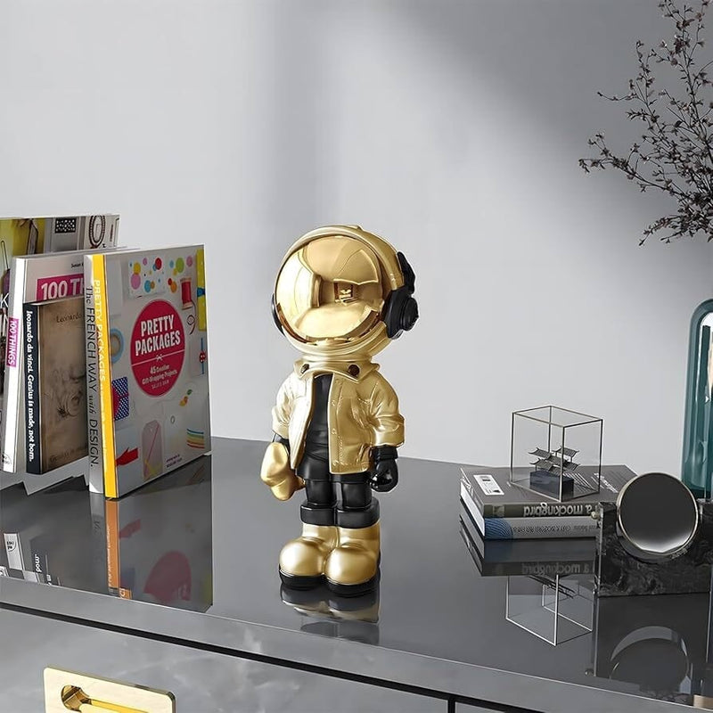 Modern Creative Astronaut Sculpture – 13.7in