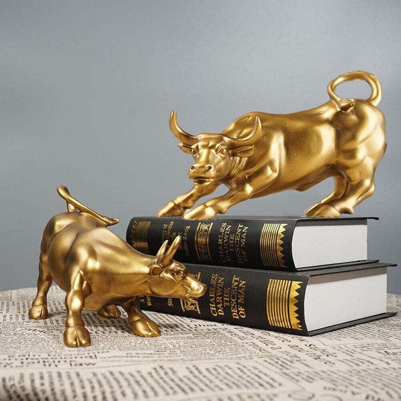 B3 Wall Street Bull Sculpture