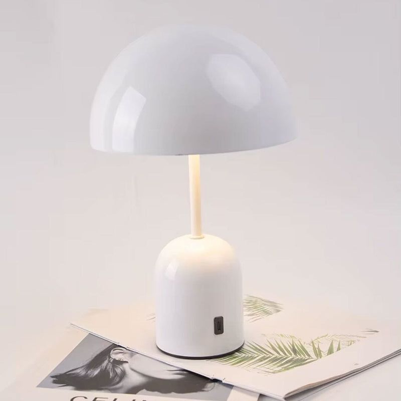 Luminária Abajur de Mesa Bell Lumine Touch 30cm Conceito Branco