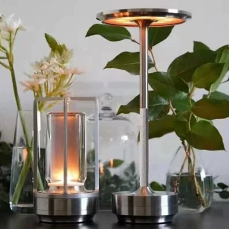 Luminária Abajur de Mesa Candeeiro Touch Essenza Recarregável USB Abajur - 0062 Conceito