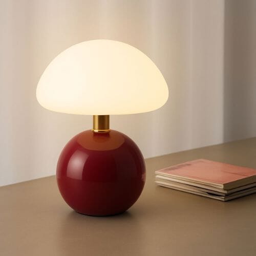 Luminária Abajur de Mesa Cogumelo Abajur - 0026 Conceito