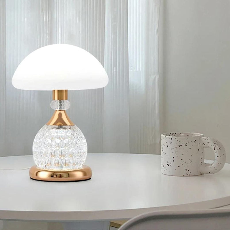 Luminária Abajur de Mesa Cogumelo Retrô Deluxe Abajur - 0039 Conceito