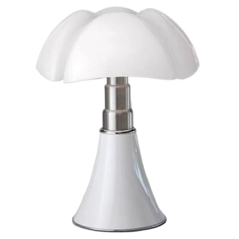 Luminária Abajur de Mesa Cúpula em Pétalas 33cm Abajur - 0058 YuDome Branco