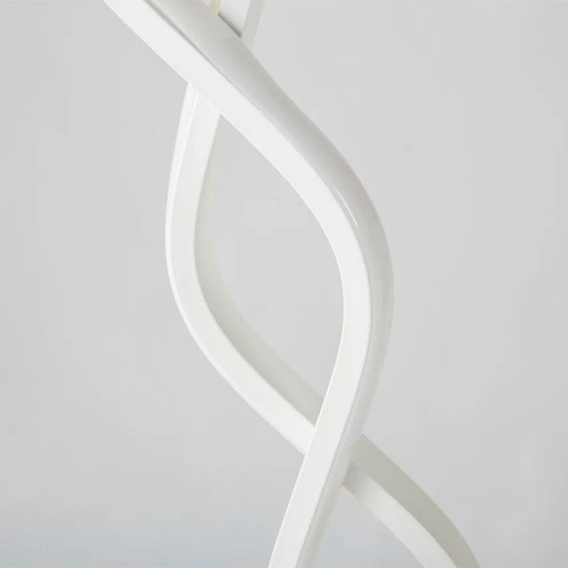 Luminária Abajur de Mesa Espiral Dupla Abajur - 0008 Conceito