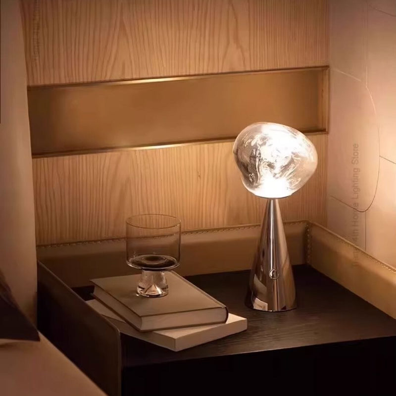 Luminária Abajur de Mesa Luxuoso Lava Macaron Conceito