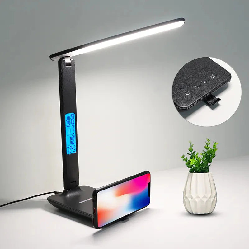Luminária Abajur Touch Multifuncional Ajustável USB luzes Conceito