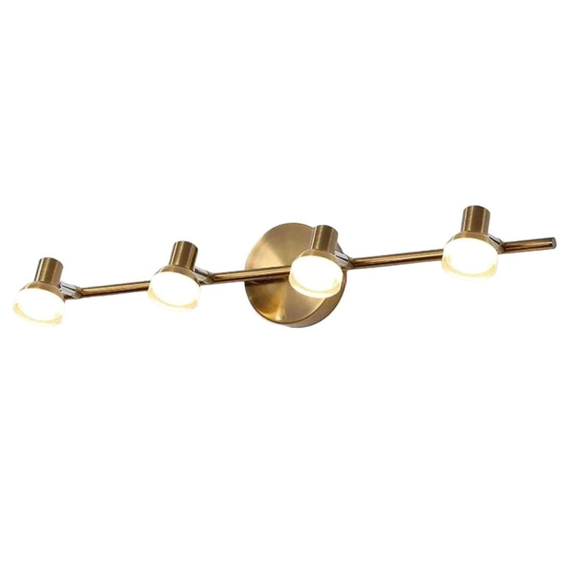 Luminária Arandela Articulada Trilho Montana (4 holofotes) Arandela 0038 Conceito