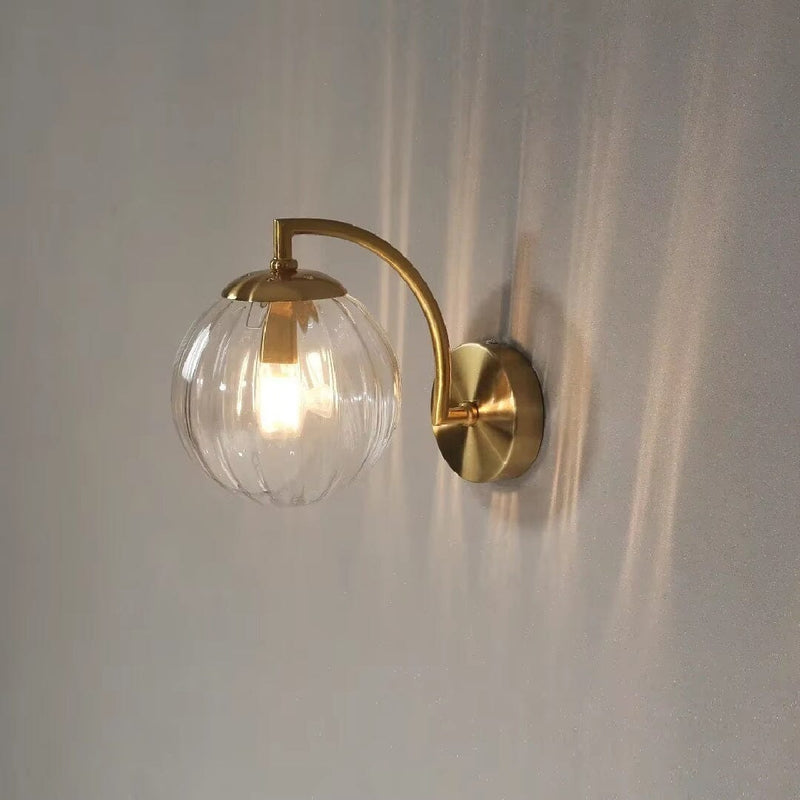 Luminária Arandela de Parede Elegance Orb Glass ### Conceito